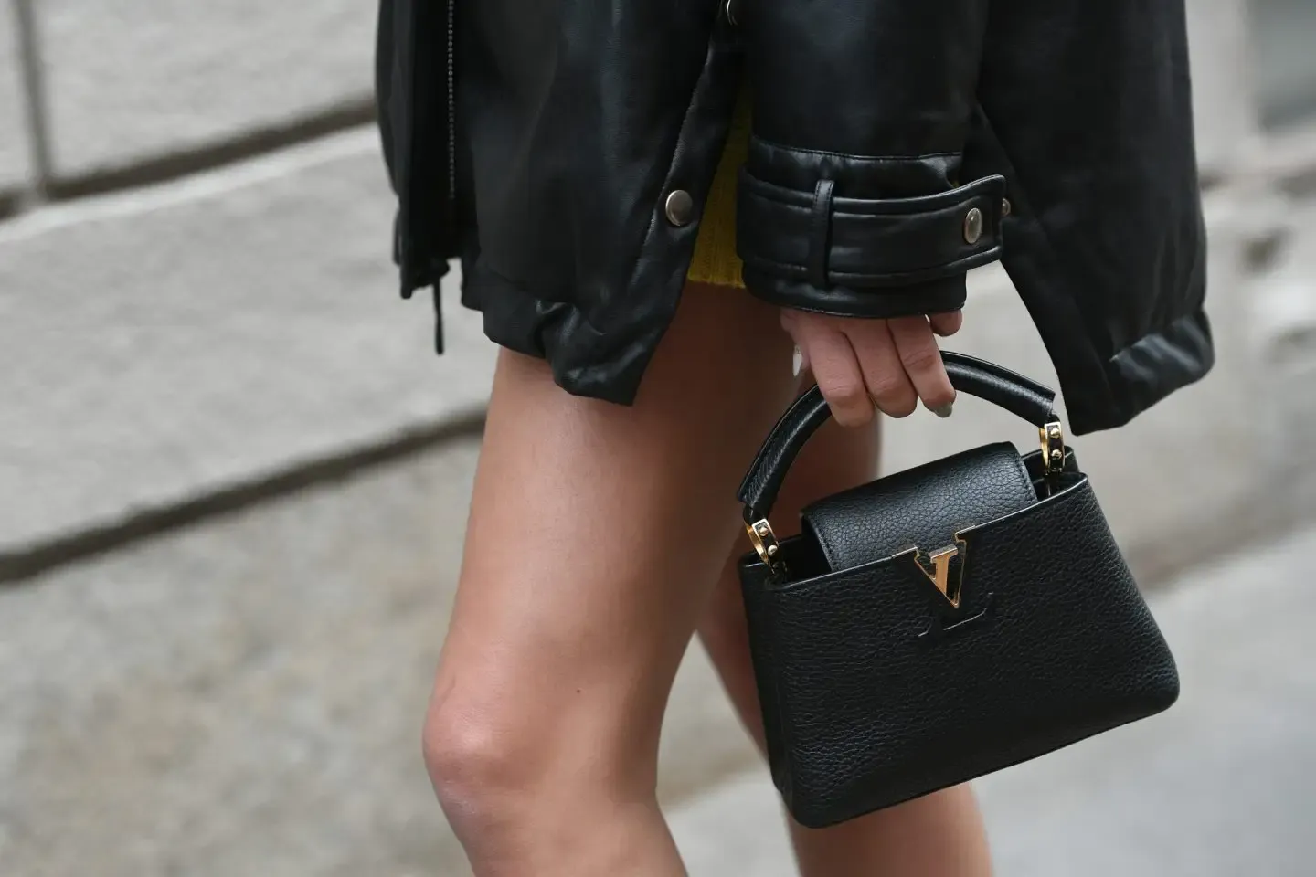 Black Louis Vuitton Capucines BB bag
