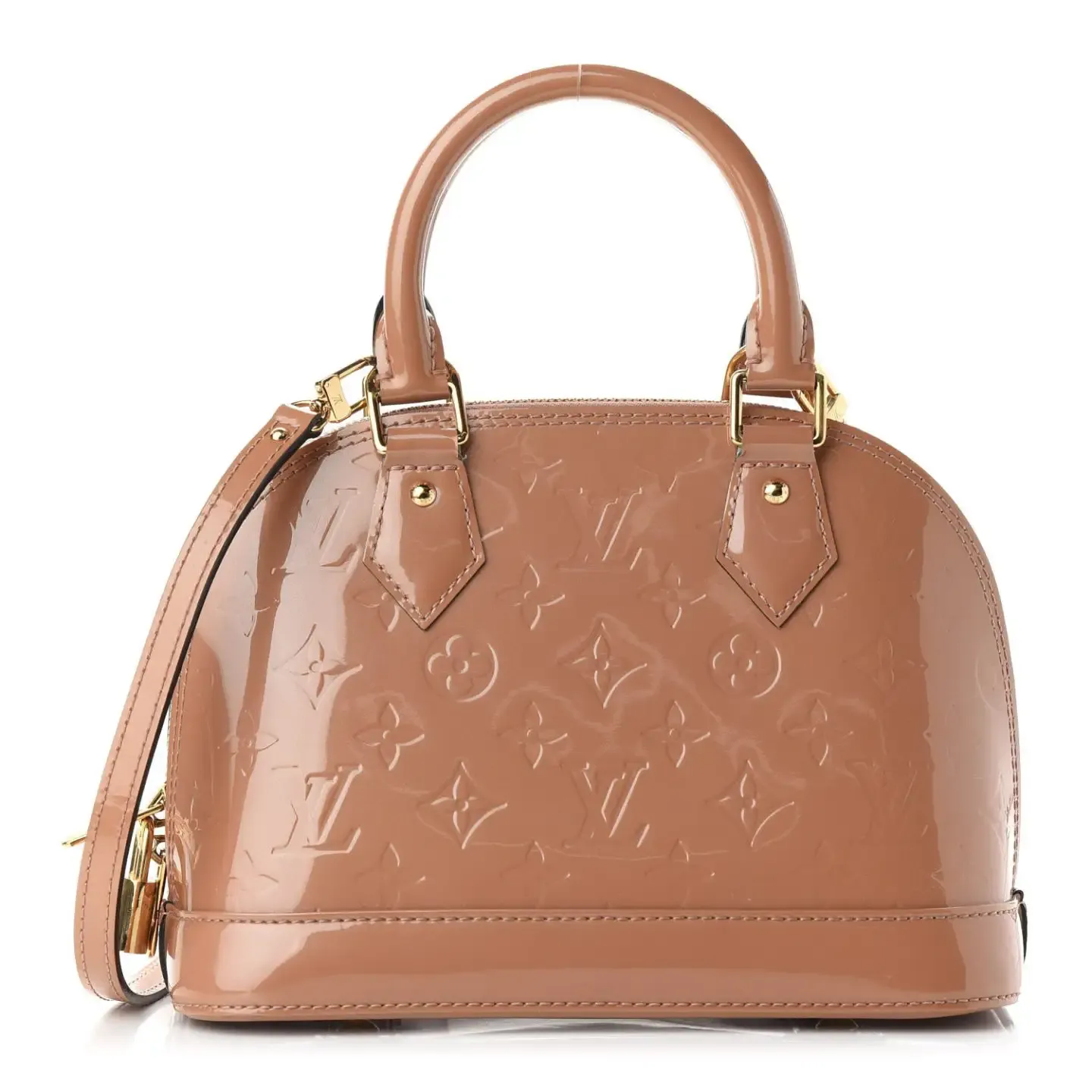 Louis Vuitton Rose Vernis Leather Alma Bag